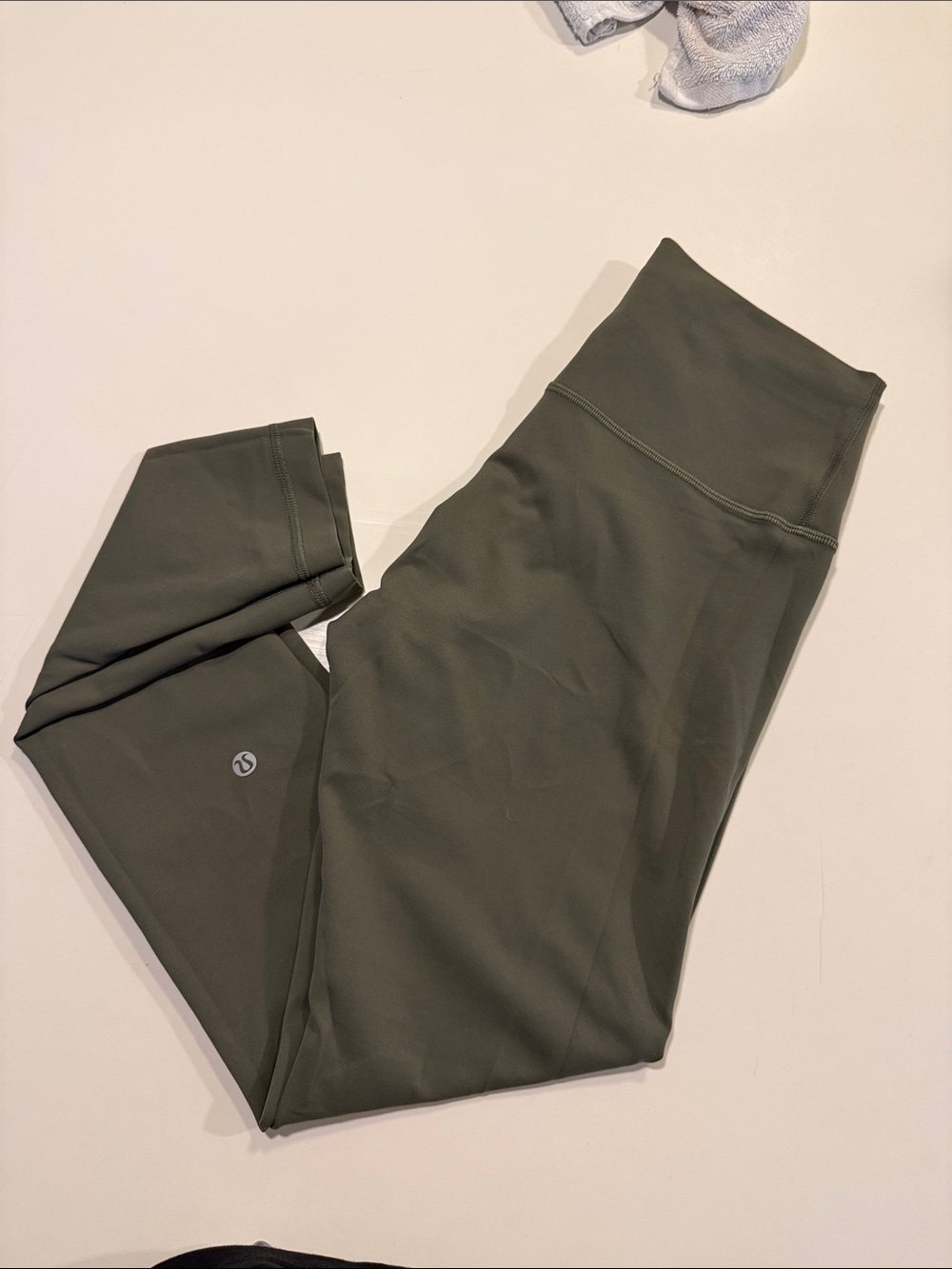 Lululemon High-Rise Olive Green Leggings